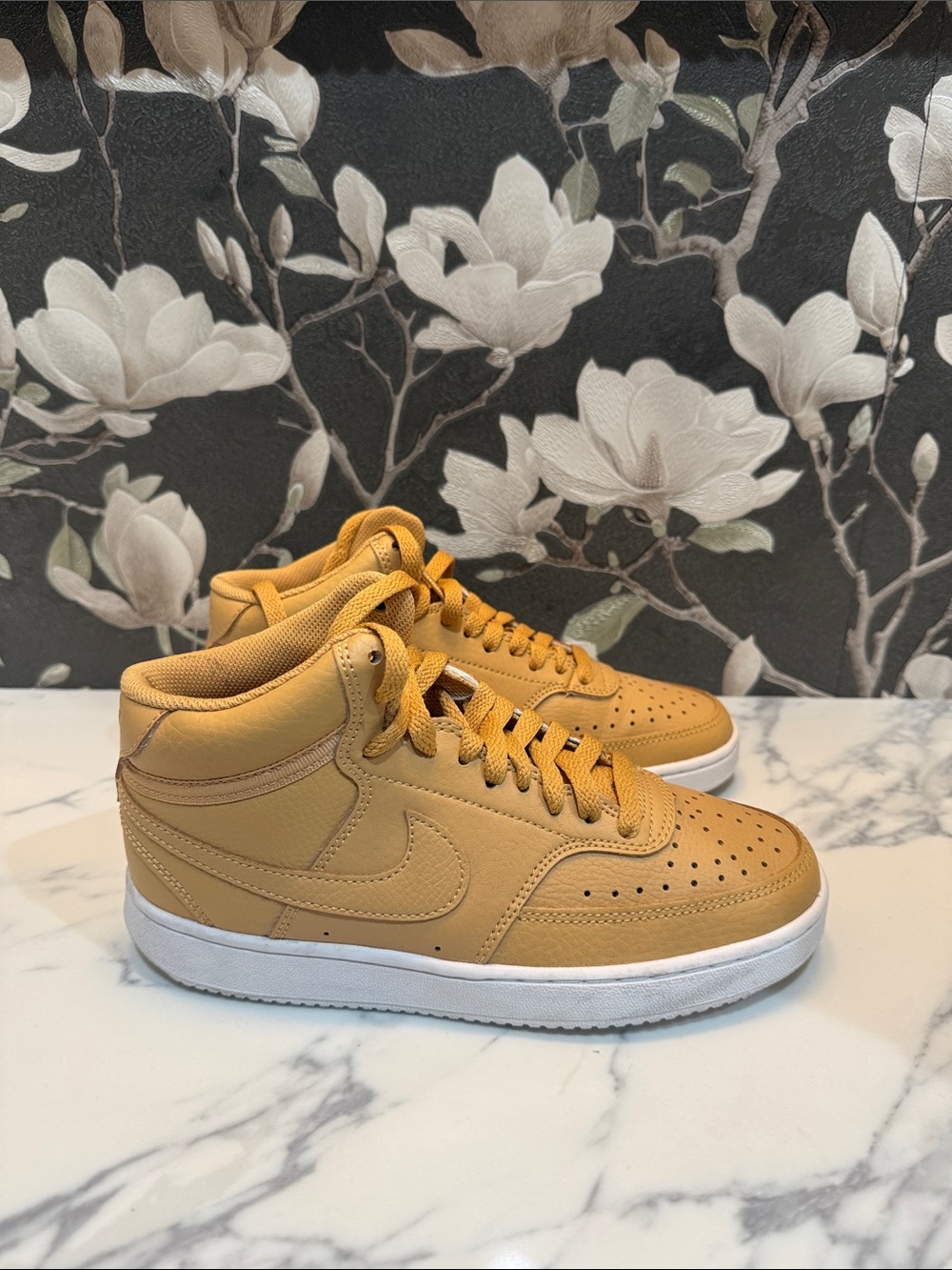 Nike Mid-Top Sneakers in Wheat/Tan